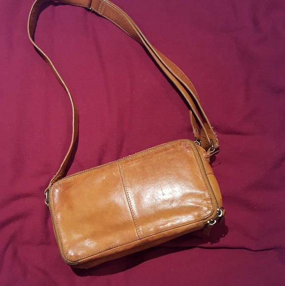 Leather Fossil purse with built-in wallet - Picture 1 of 5